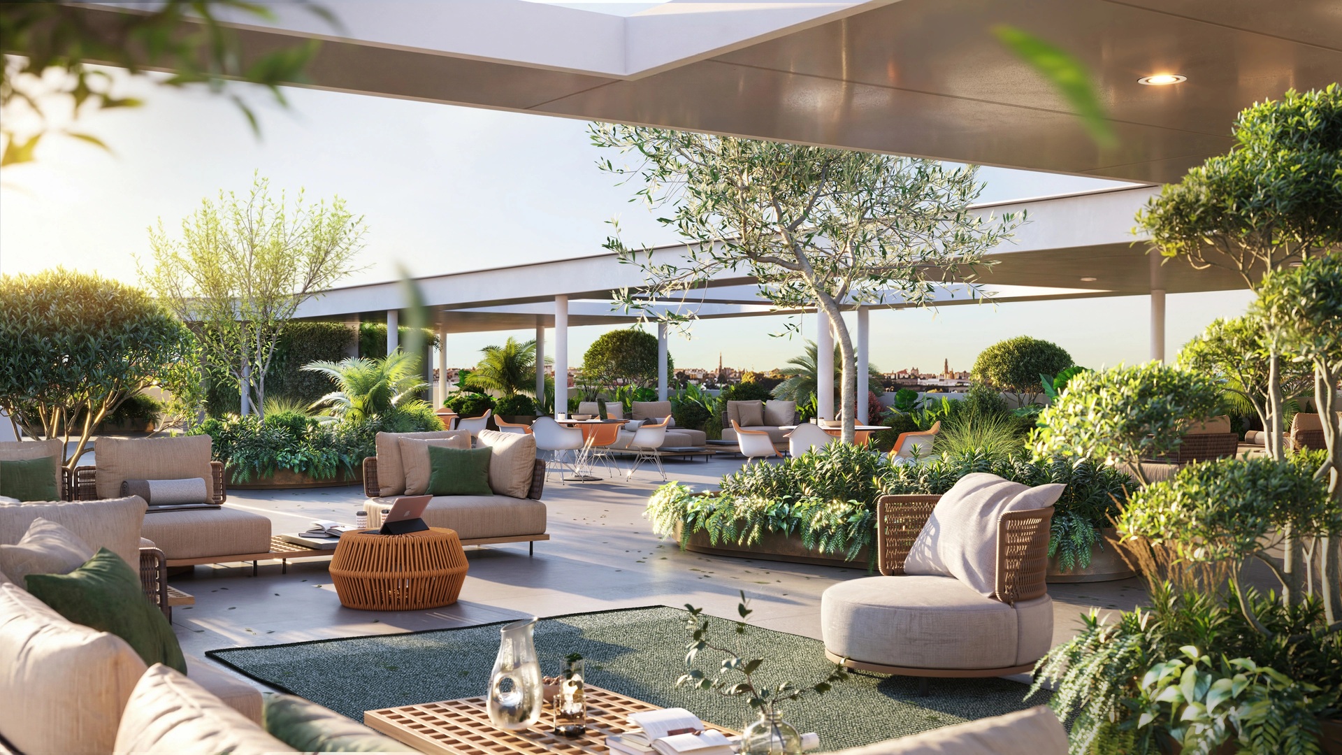 Meridiana District exterior architectural visualization
