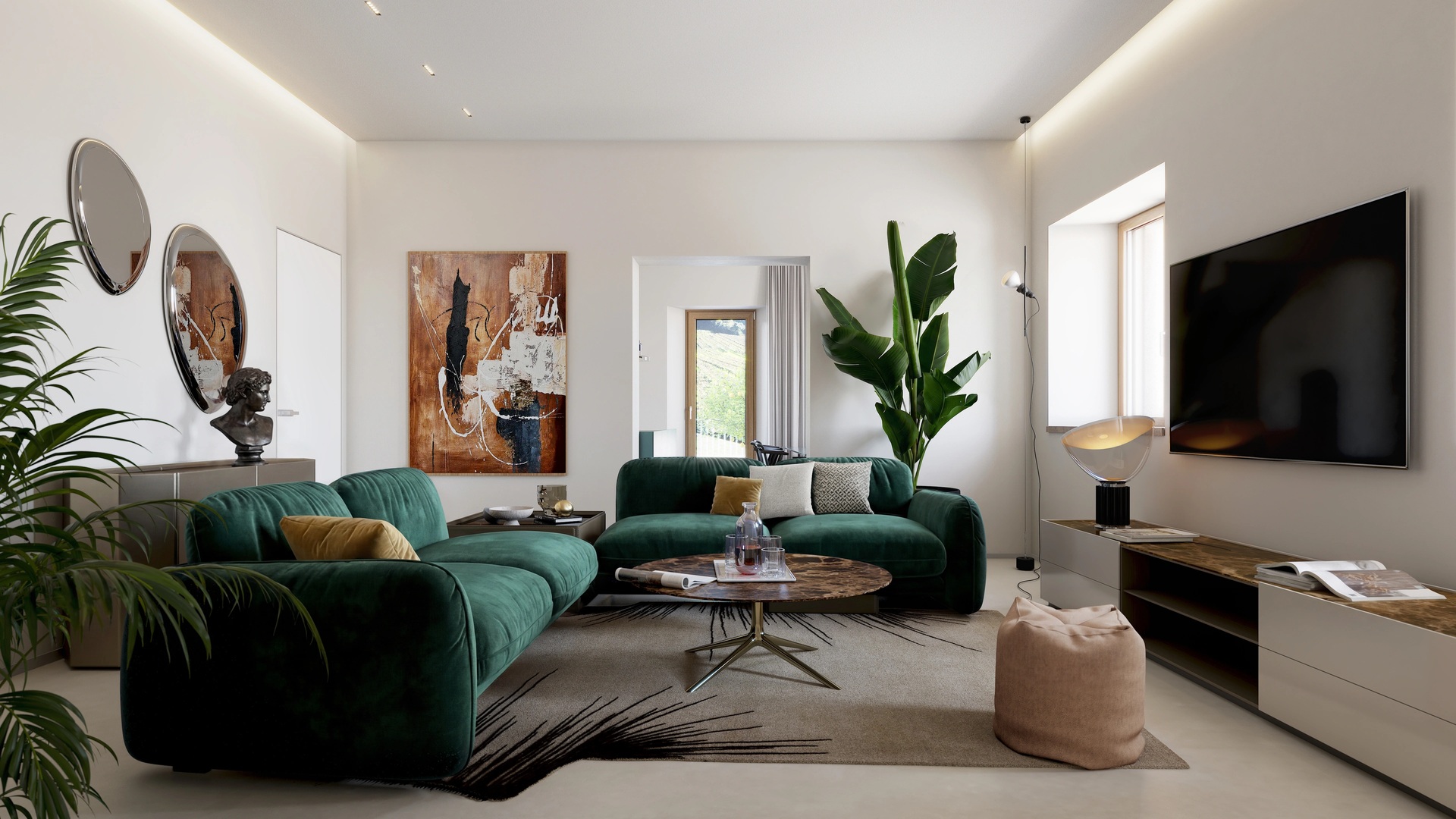 Interior rendering and styling by We Are Albero